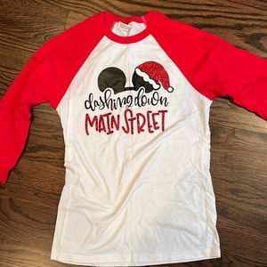 Disney Main Street Christmas tee